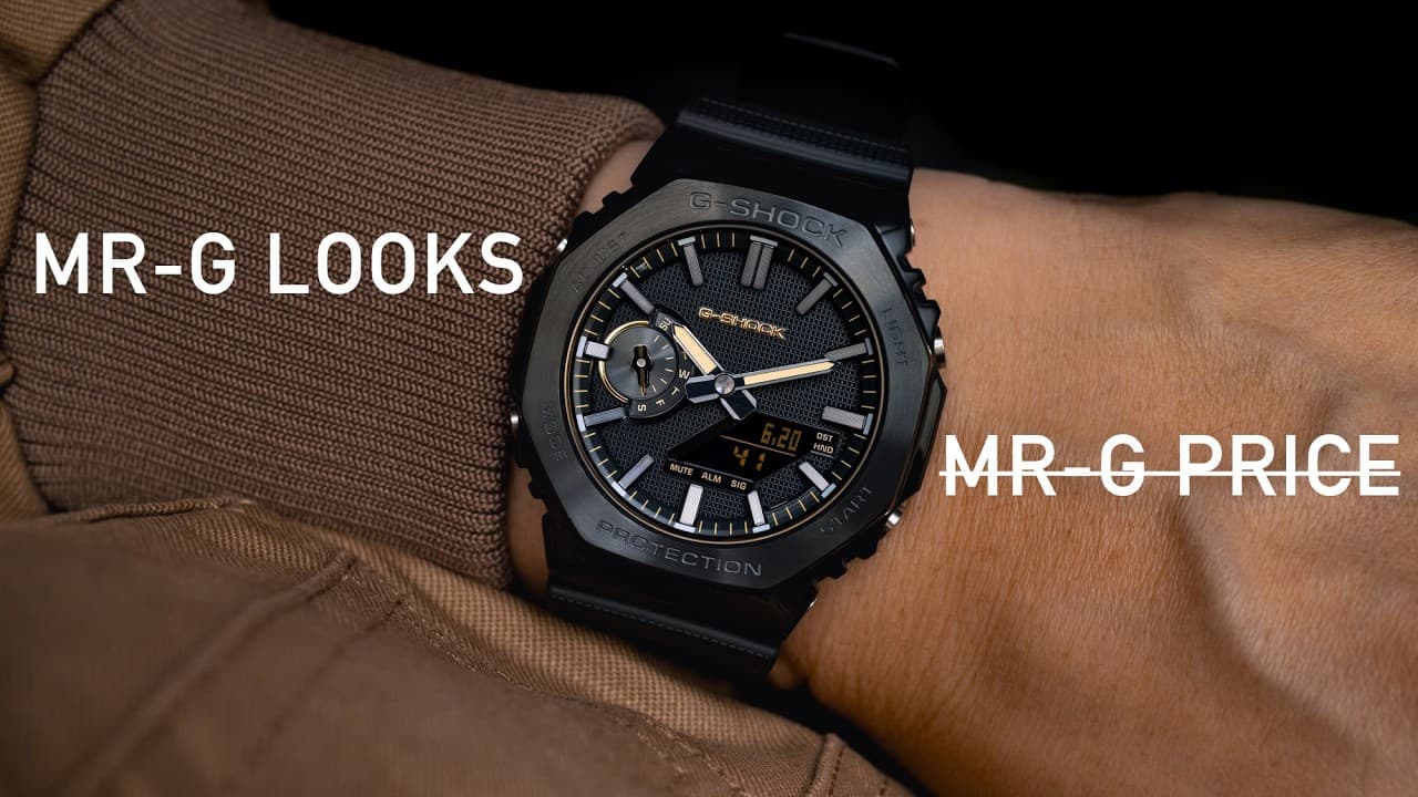 G-Shock's Luxe Black Collection: MR-G Looks, Without the MR-G Price