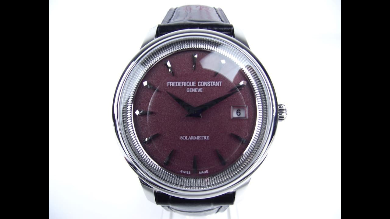 Frederique Constant Classics Moneta Solarmetre FC-120BRG3S6 4K Watch Review