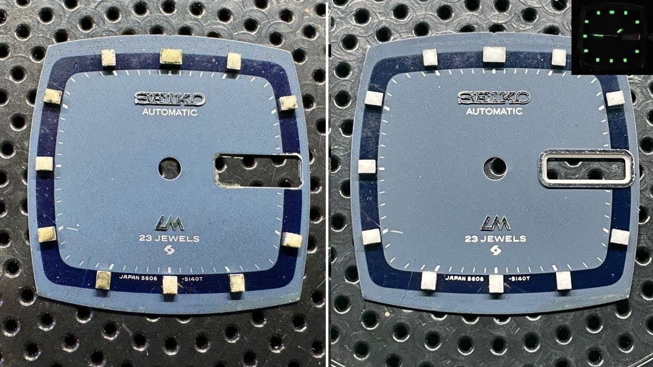 How To Relume A Vintage Watch Dial + Lume Improvement Experiment!