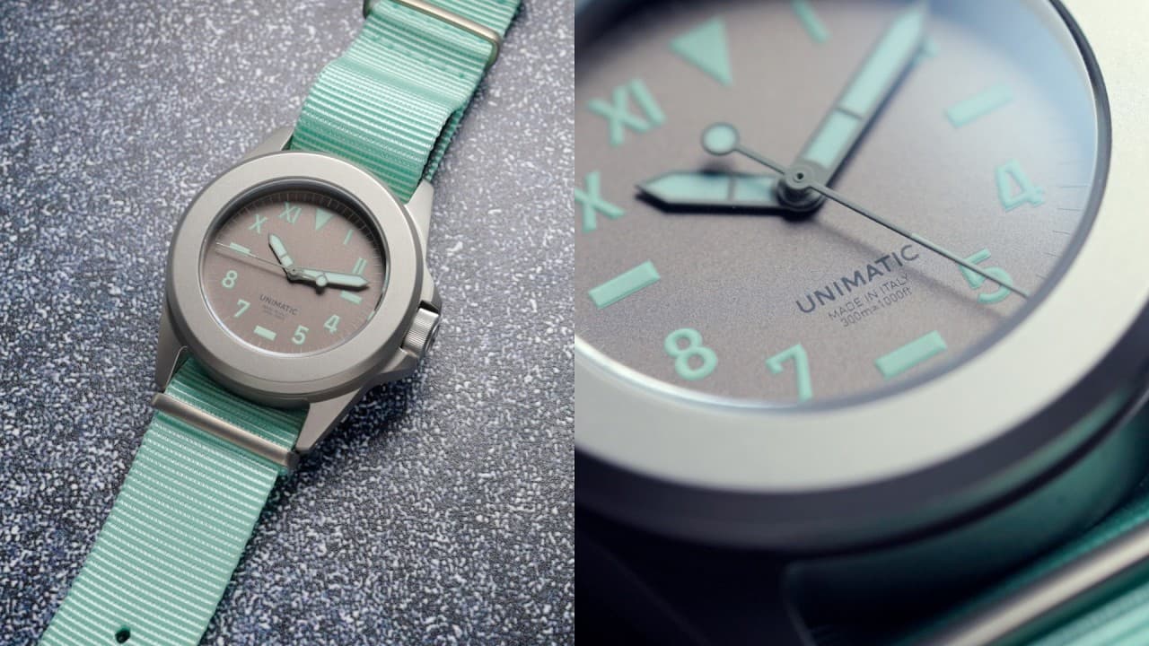 ABTW Quick Take: Unimatic Modello Quattro U4S-T-LB Adds Titanium To Italian Watch Design