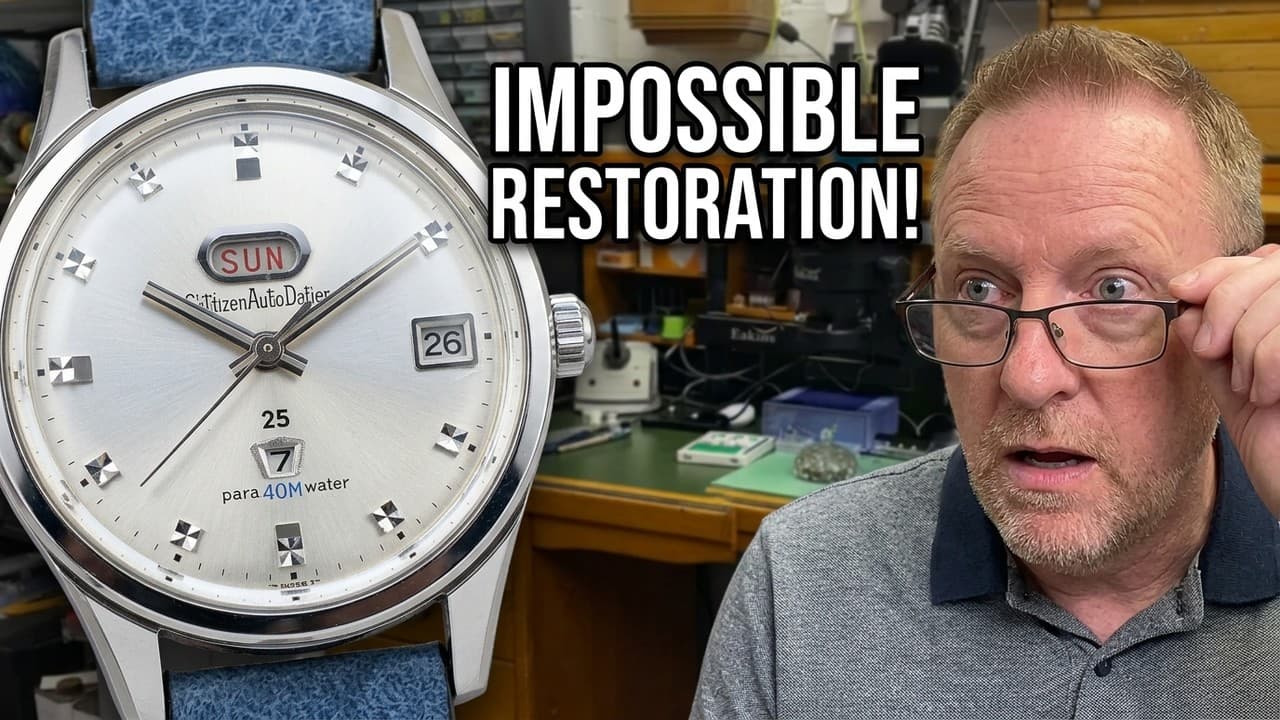 Citizen Autodater – This Was Harder Than Expected #watchrepair