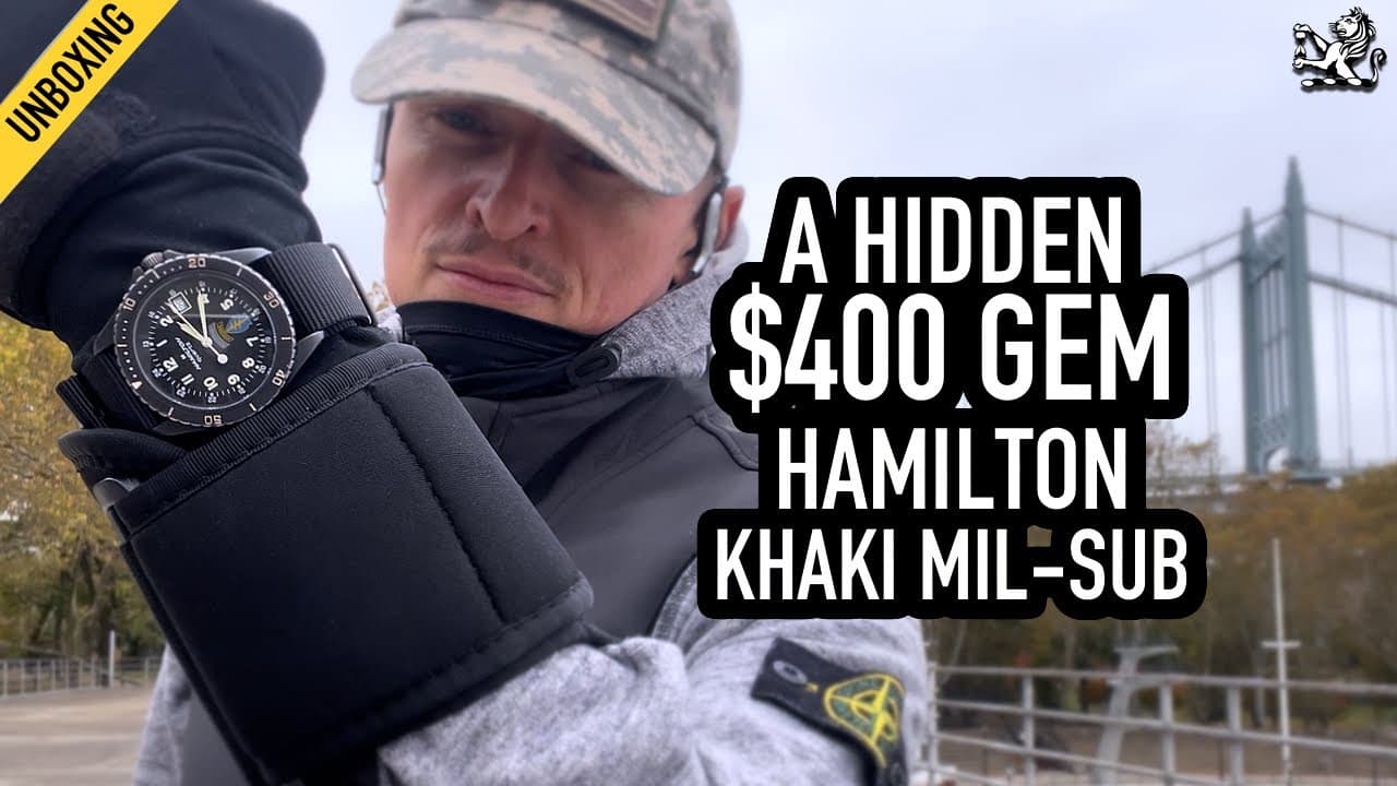 A 38mm $400 US Special Forces Submariner: Hamilton's Underrated & Hidden Military Khaki Dive Watches