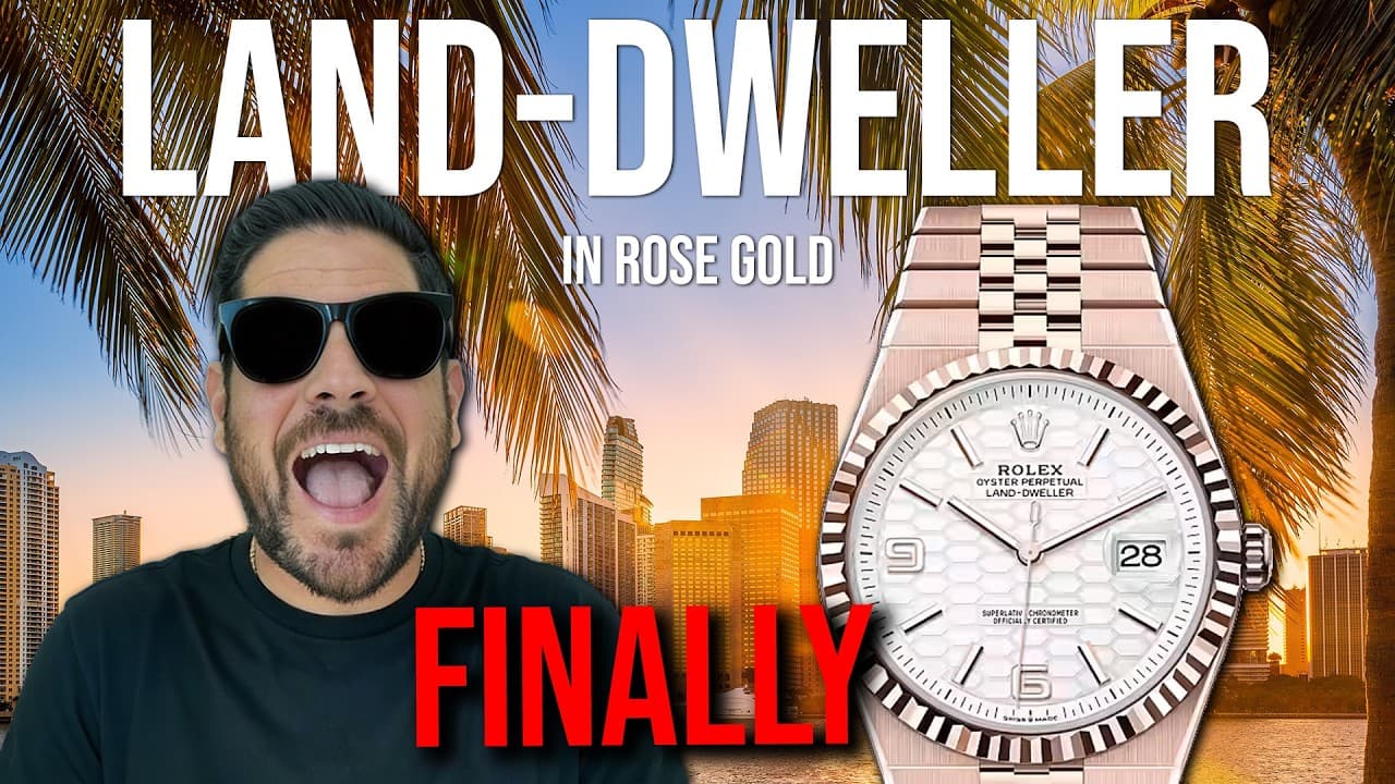 I FINALLY WORE A ROLEX LAND-DWELLER IN GOLD!! - THESE ARE MY THOUGHTS!