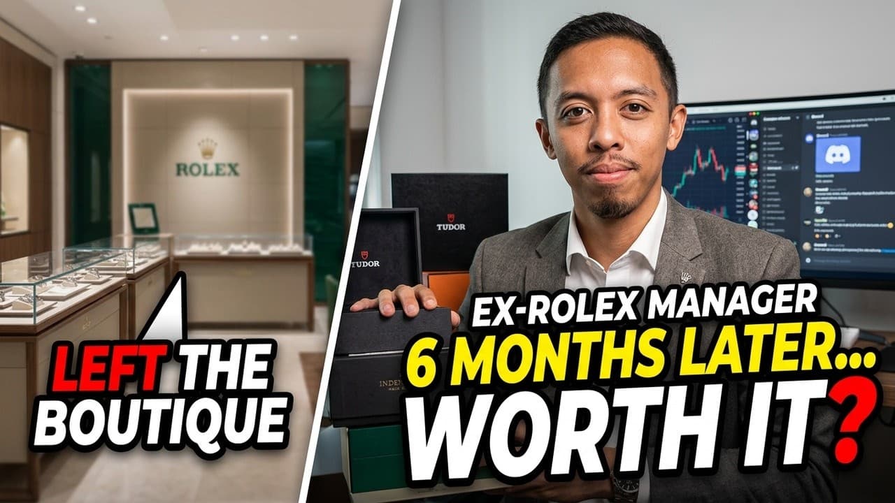 Ex-Rolex Manager Leaves the Boutique Behind — 6 Months Later, Was It Worth It?
