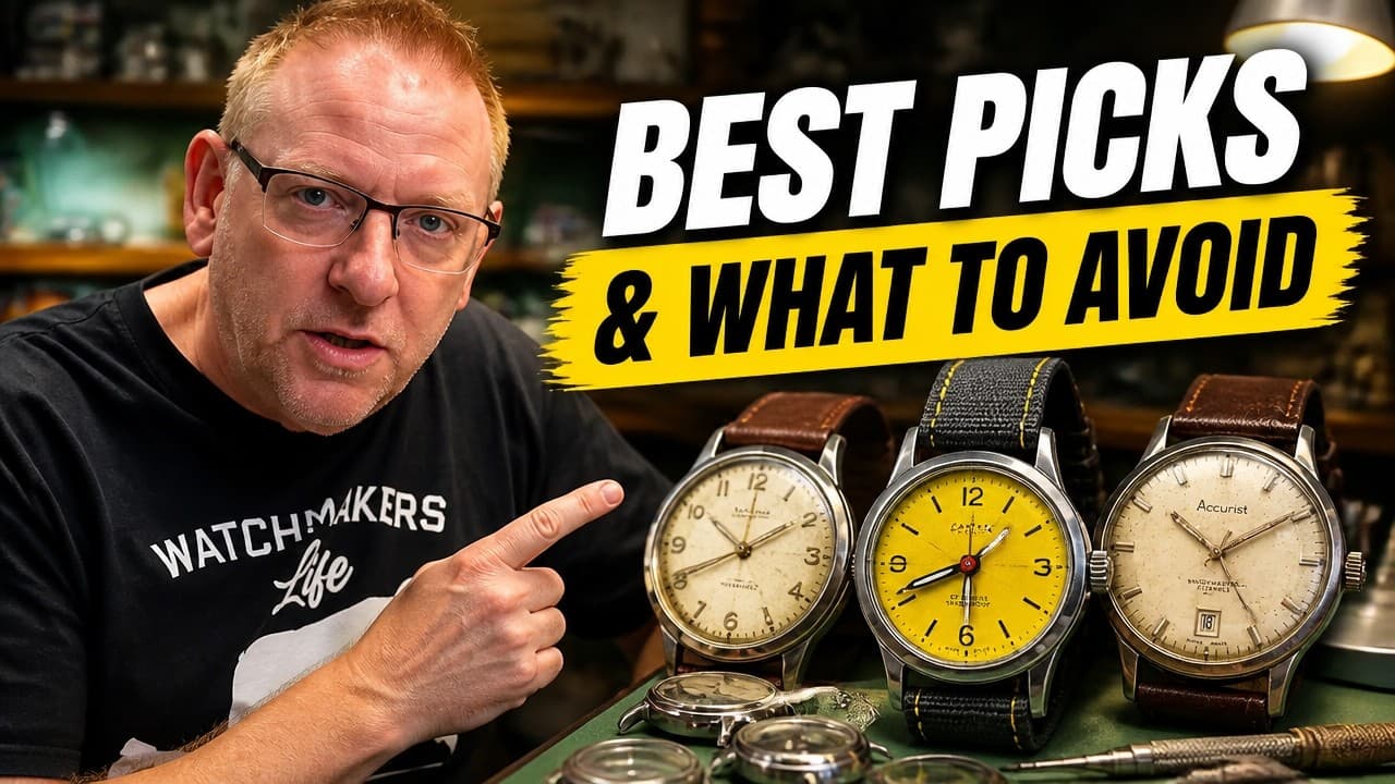 The BEST Vintage Watches for Beginners to Repair (And What to Avoid)