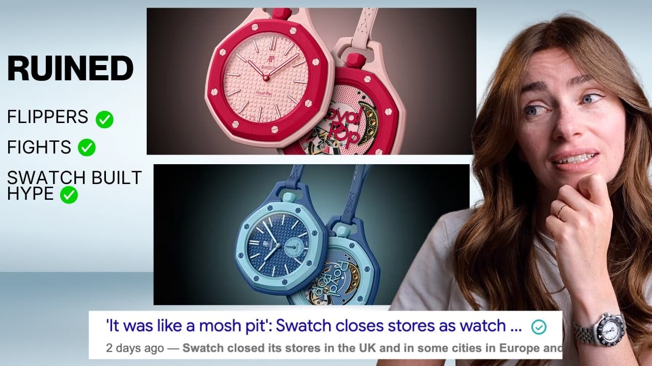How to RUIN A LAUNCH: Swatch X AP Royal Pop - they messed it up AGAIN