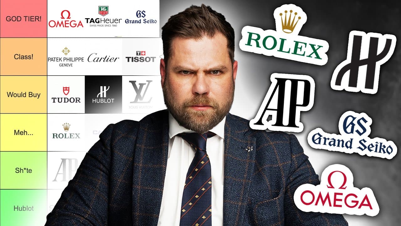 Watch Expert Brutally Ranks Watch Brands For 2025 (Extremely Harsh!)