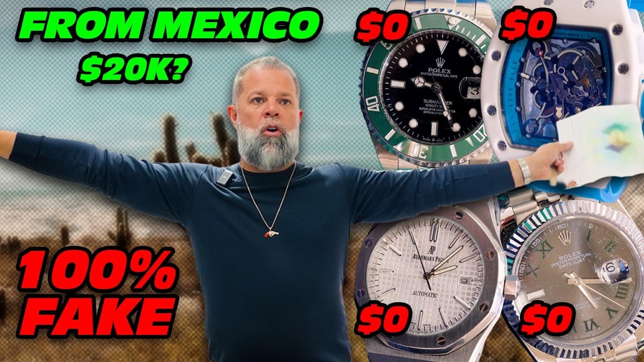Tourist Brings 4 Watches from Mexico... ALL 100% FAKE