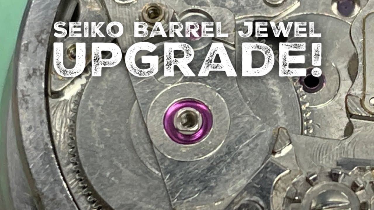 Seiko 6139 Barrel Jewel Upgrade Tutorial.