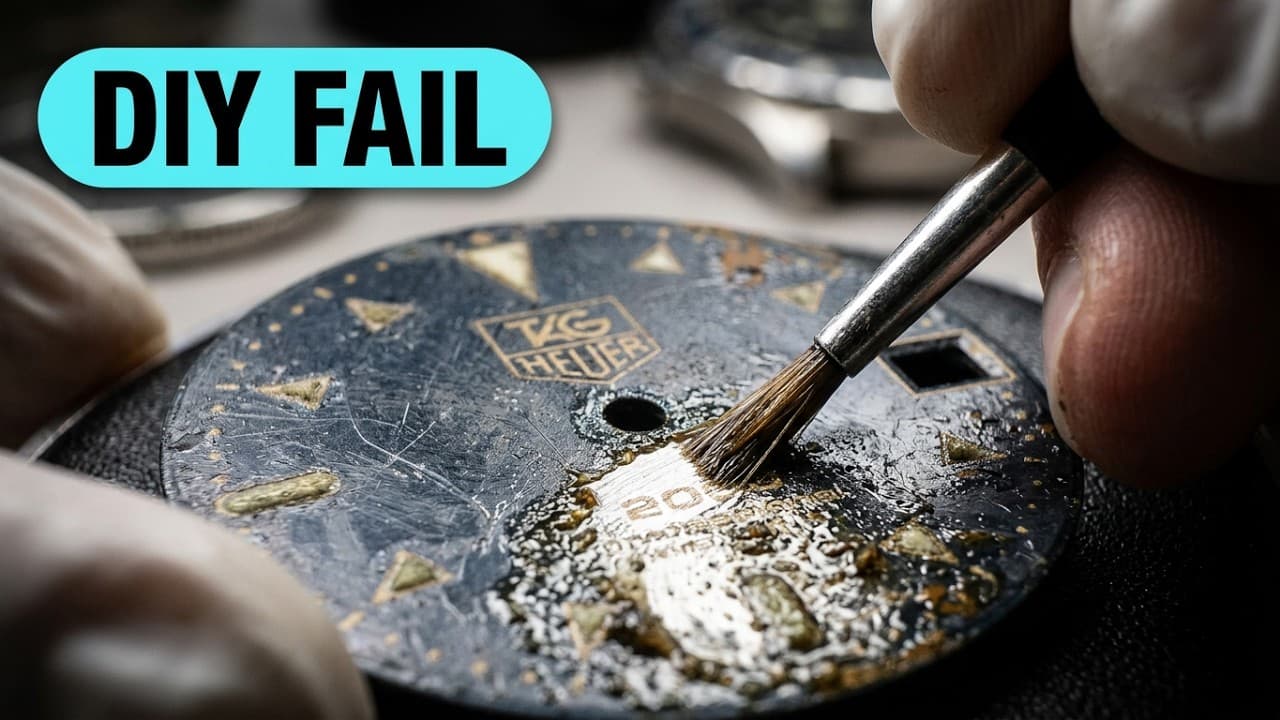 Saving a Tag Heuer Drenched in 3-in-1 Oil
