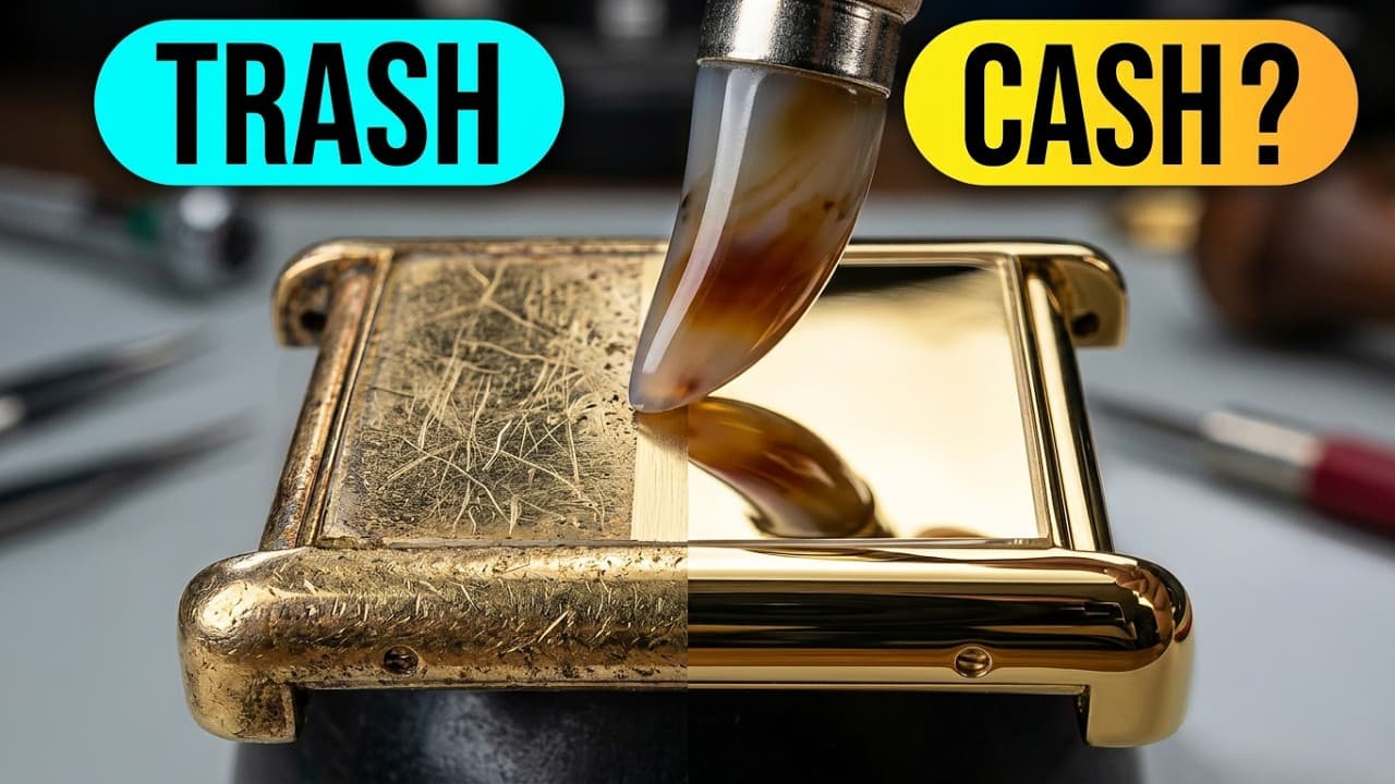 I Restored a Cartier Tank with a "Dinosaur Tooth"