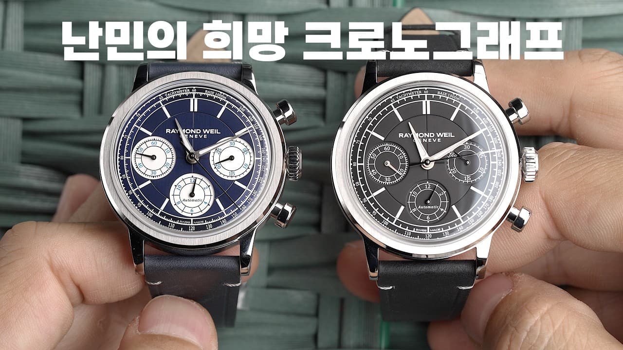 A 39mm Chronograph Threatening Hamilton and Longines: The Final Boss of the Raymond Weil Millésim...