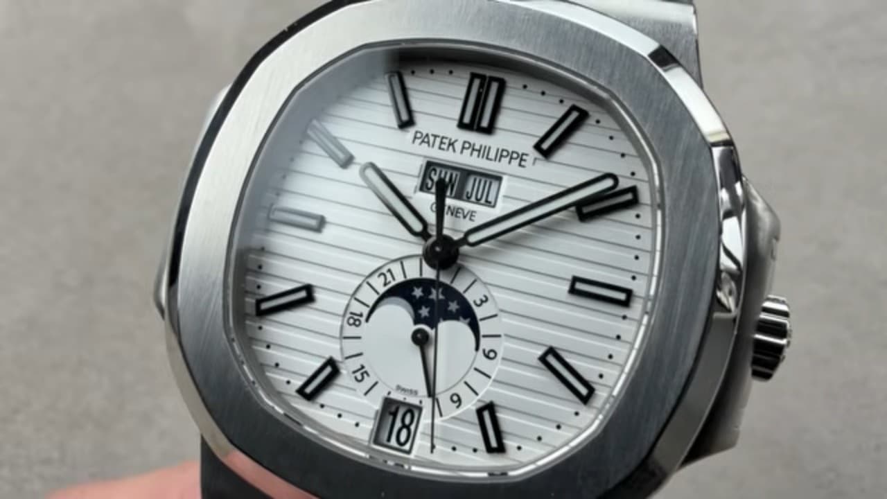 Patek Philippe 5726 Nautilus Annual Calendar White Dial 5726/1A-010 Watch Review