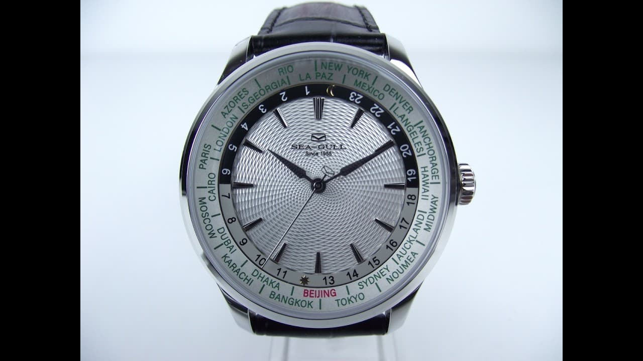 Seagull Extraordinary Series World Time Day Night Display GMT 819.12.1084 4K Watch Review