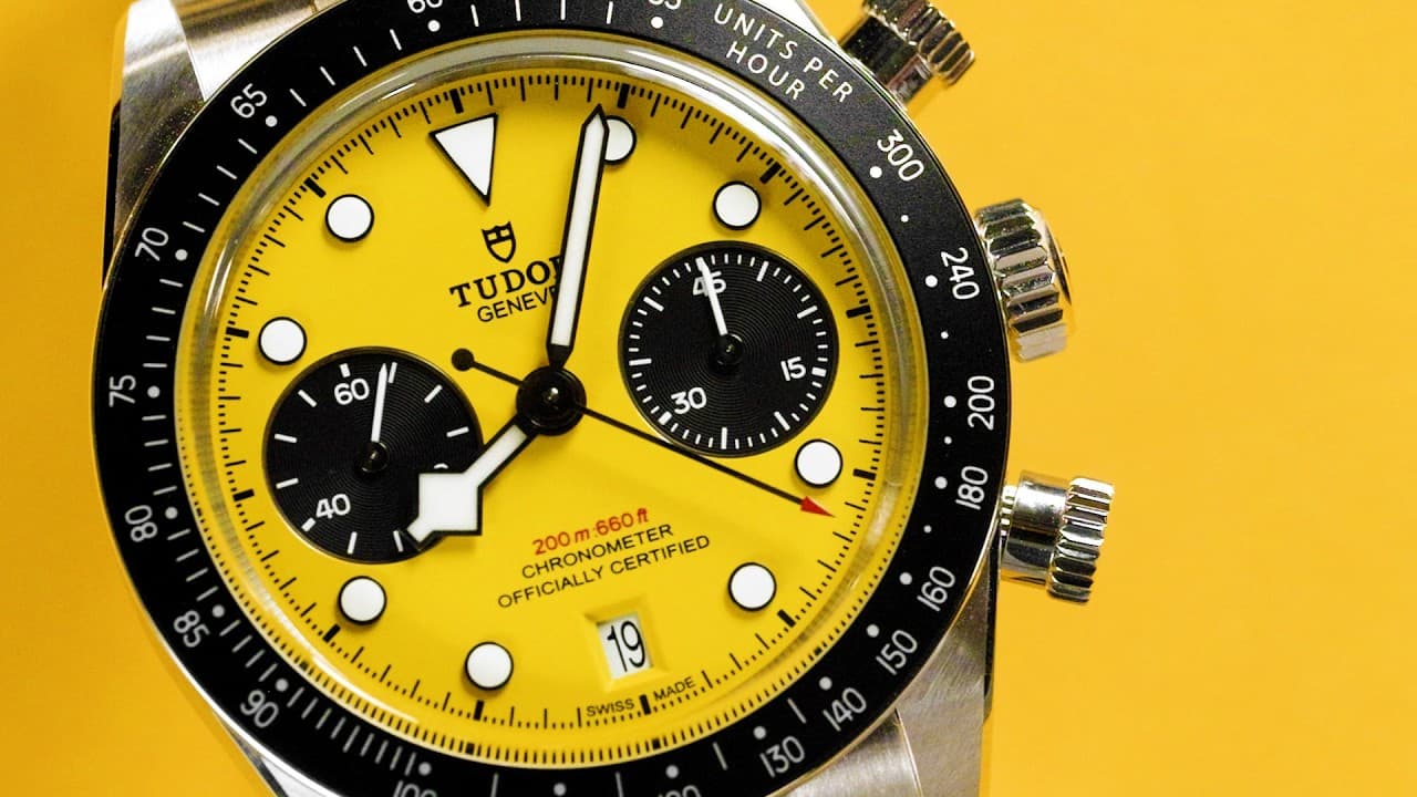 TUDOR Black Bay Chrono 39mm "Bumblebee" Hands-On Review