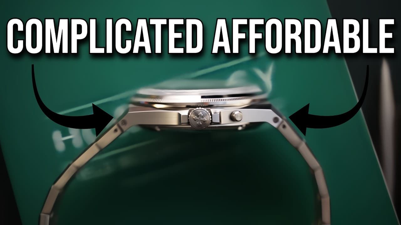 A Complicated Integrated Bracelet Dress Watch That's Affordable
