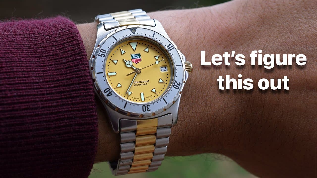The truth about my favorite watch - TAG Heuer 2000 Professional