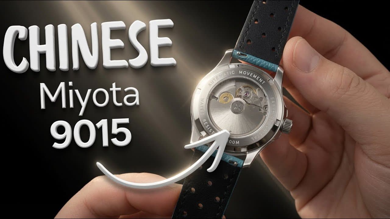 China Are Now Making Cloned/Fake Miyota 9015 Automatic Movements?