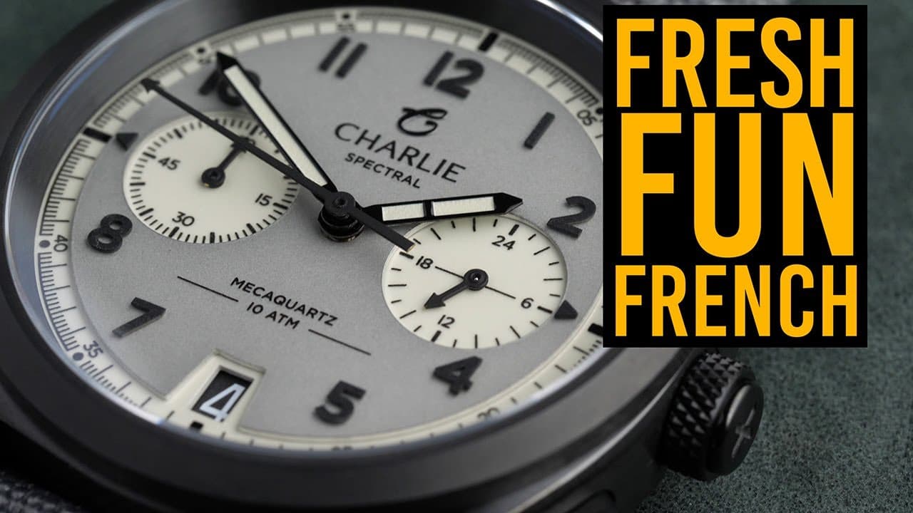 Elegant French watchmaker goes full tactical - Charlie Paris GRX Spectral Review