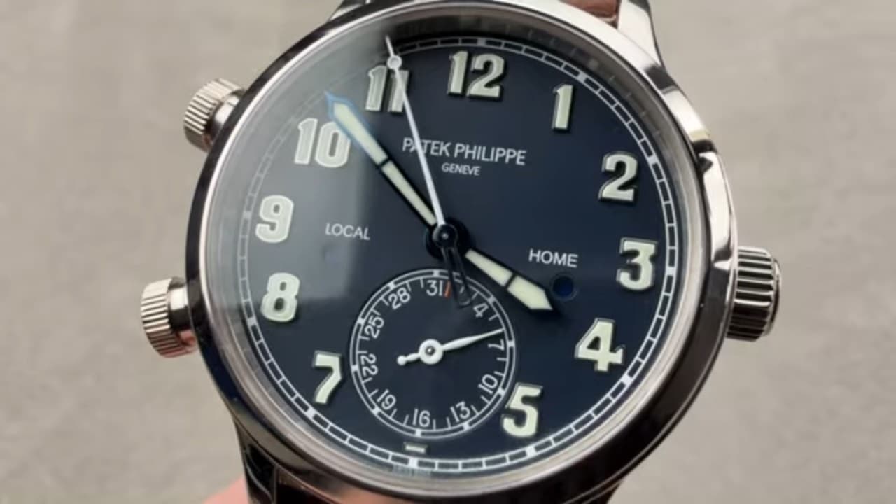 Patek Philippe 7234G Calatrava Pilot Travel Time 7234G-001 Watch Review