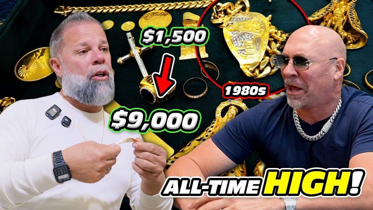 1980s Gold Chain Worth $1,500... NOW Worth $9,000
