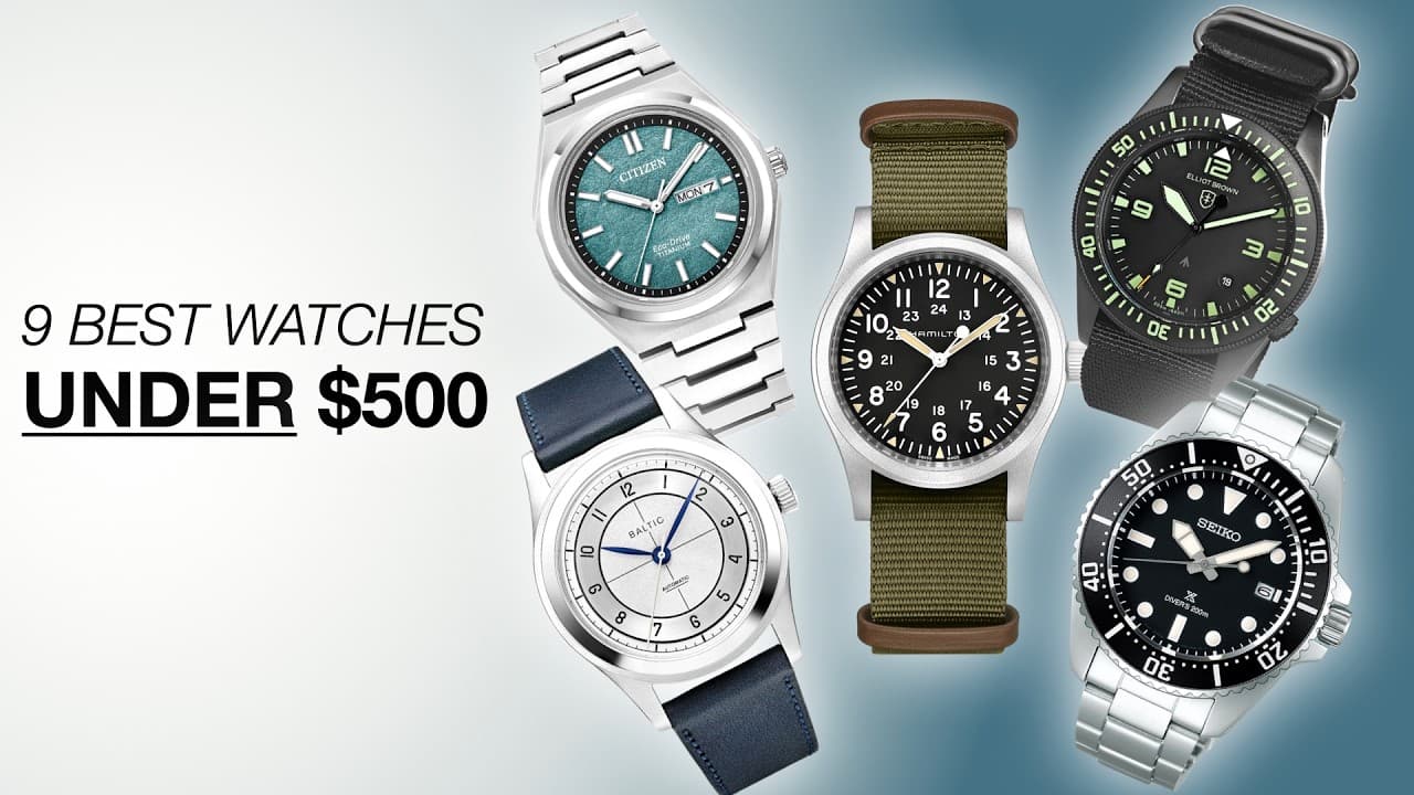 9 Best Watches Under $500 (Stop Overpaying)