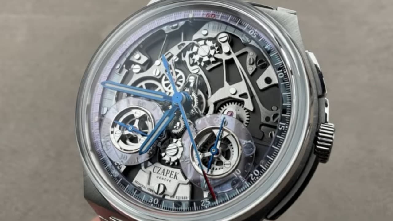 Czapek & Cie Antarctique Chronograph Rattrapante Ice Blue Limited Edition Watch Review