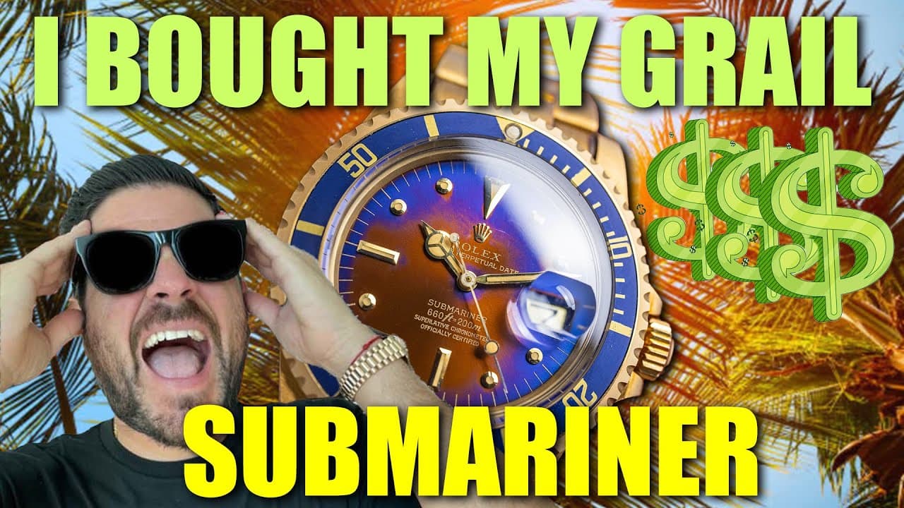 FINALLY FOUND MY GRAIL SUBMARINER!! - TROPICAL 1680 GOLD!! @Menta Watches