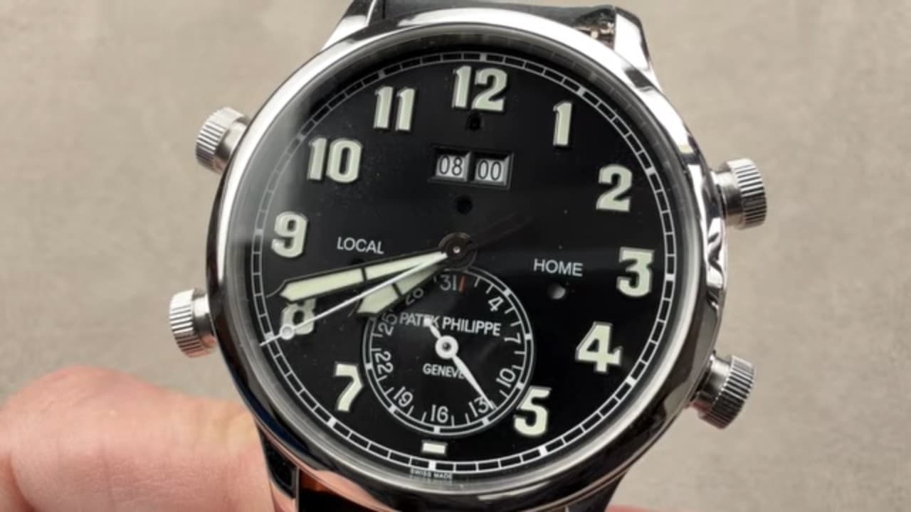 How to Set the Patek Philippe 5520P Alarm Travel Time 5520P-001