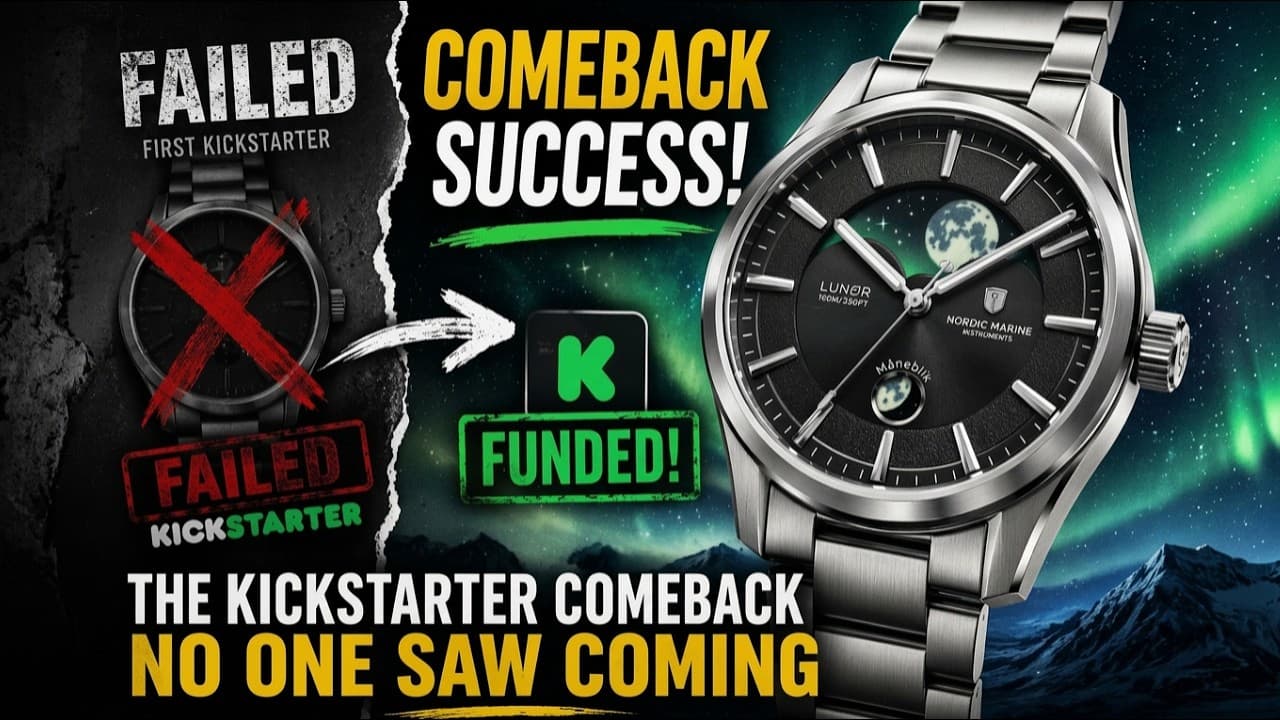 A Kickstarter Failure Turned Success | LUNØR Moonphase Interview