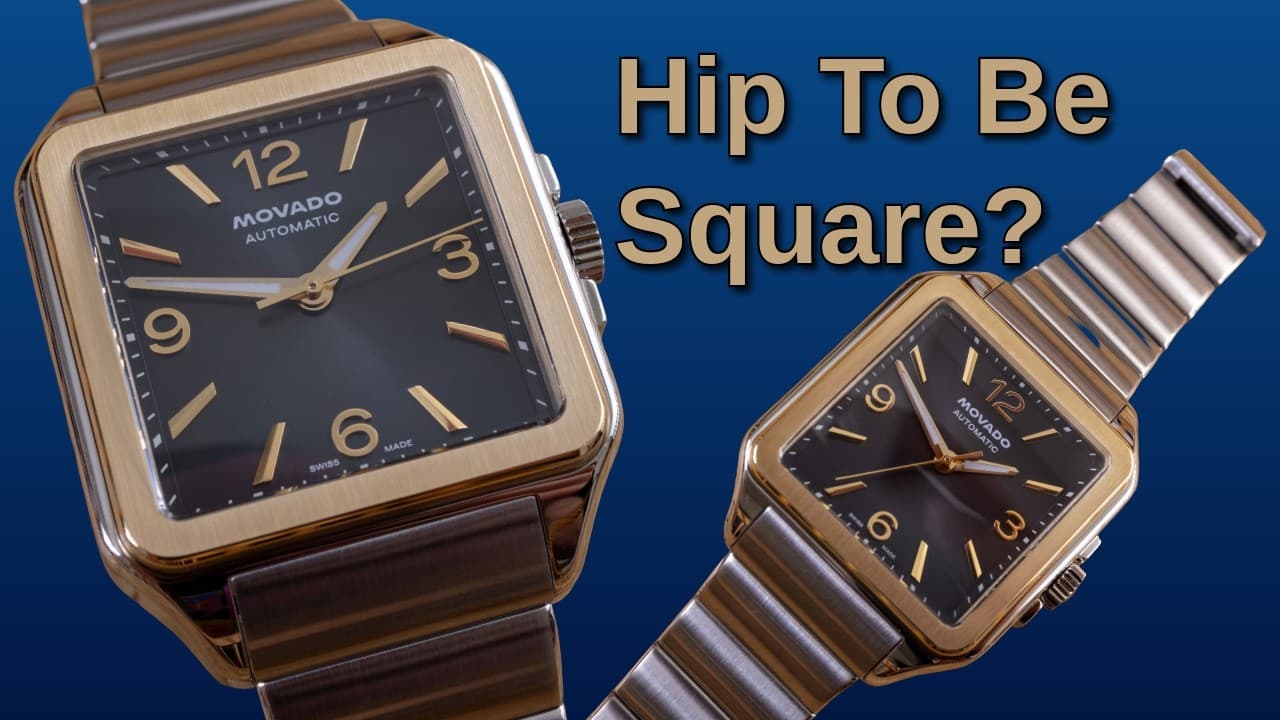 Well-Priced Swiss Made Square Casual Dress Watch: Movado Heritage 1917 Review