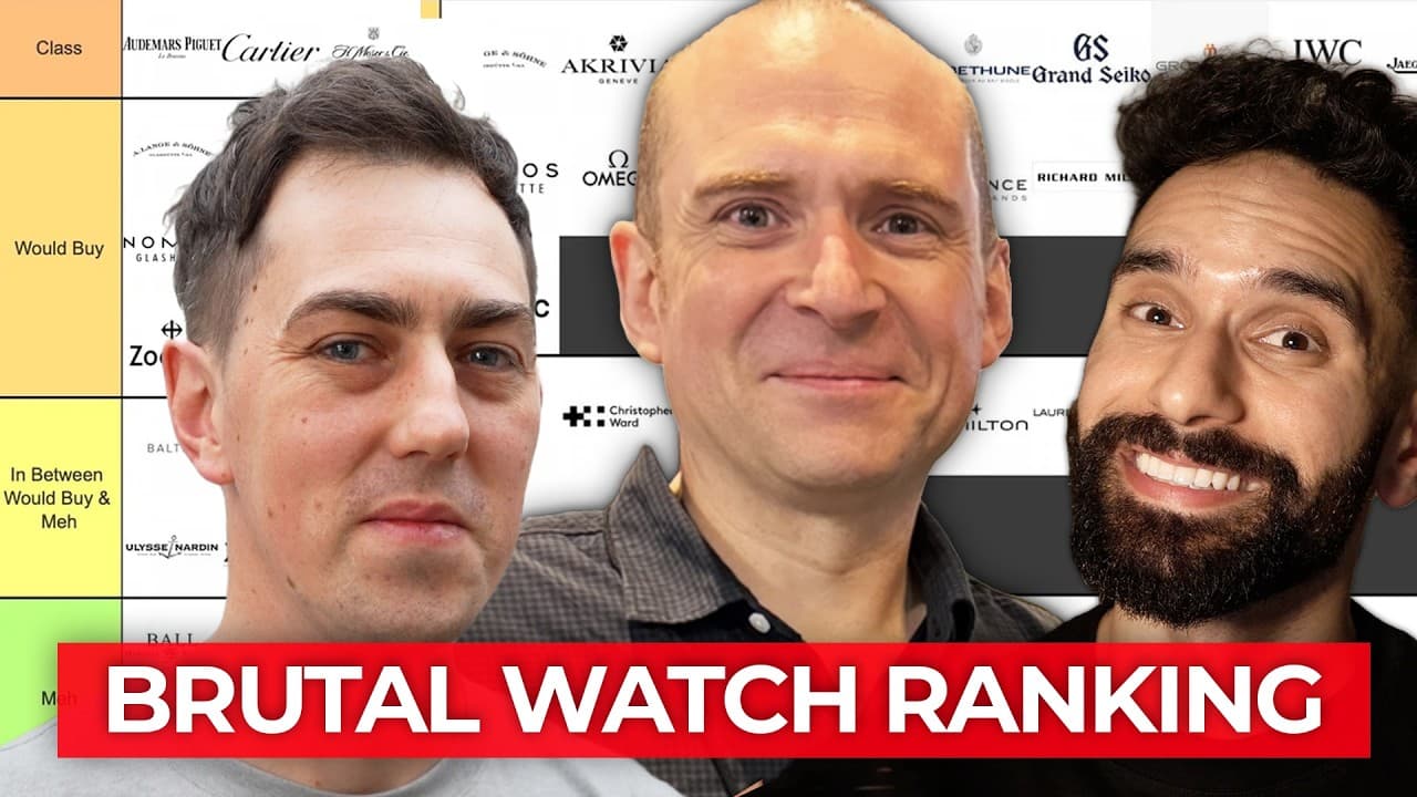 Brutally Ranking Every Watch Brand: 3 YouTubers, Zero Filters