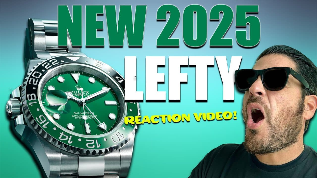 HANDS-ON (REACTION) WITH NEW ROLEX GMT LEFTY WHITE GOLD!!