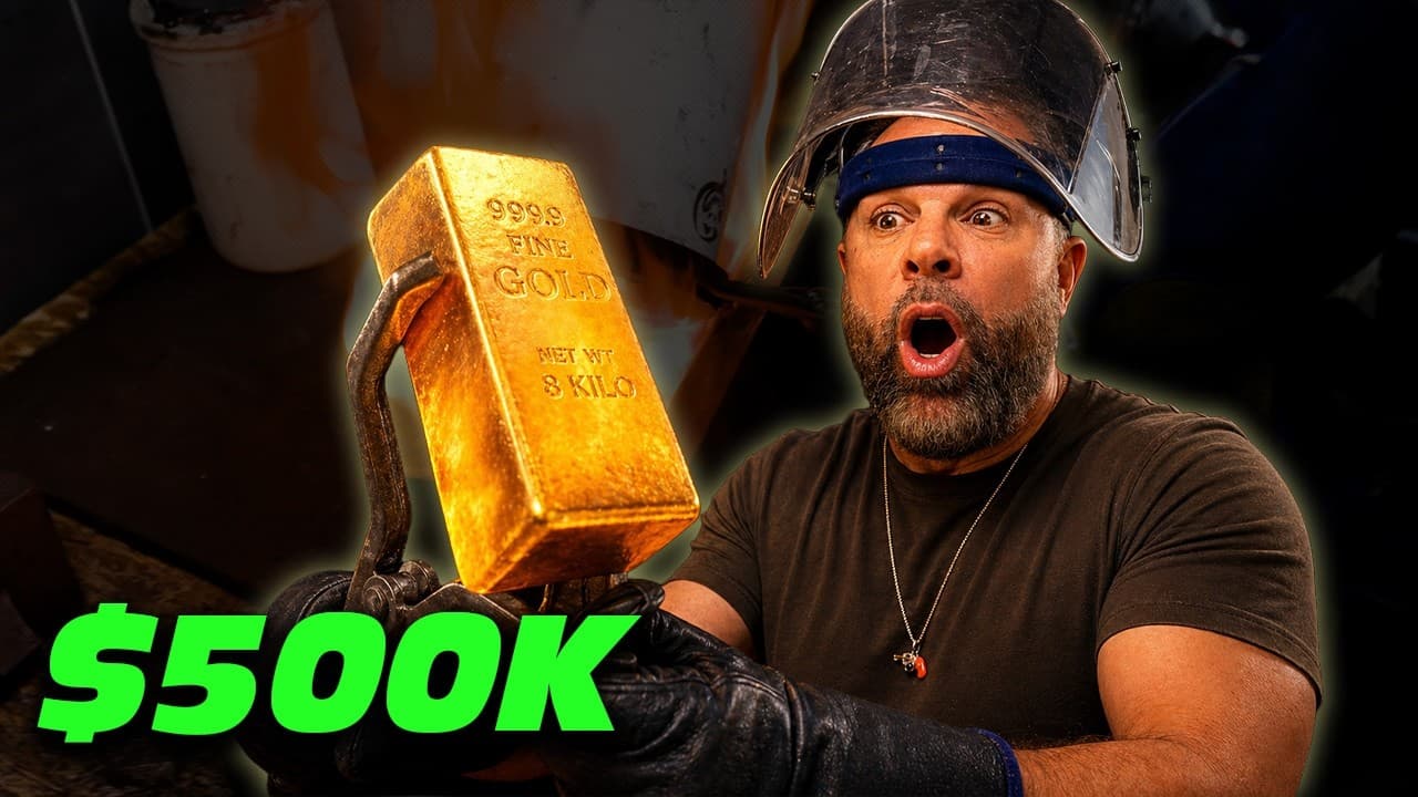 We Melted $500K Worth of Gold... Into ONE Bar 🔥