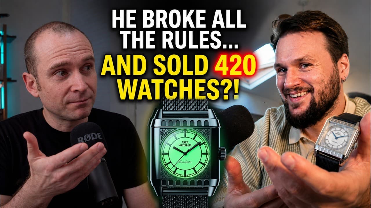 He Broke Every Microbrand Rule… and Sold 420 of 500 Watches | Area Nostalgia Interview