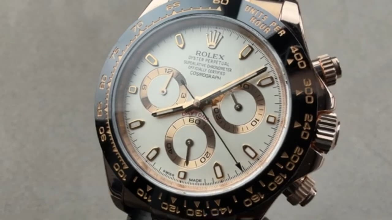 Rolex Daytona Ceramic Rose Gold 116515LN-0014 Watch Review