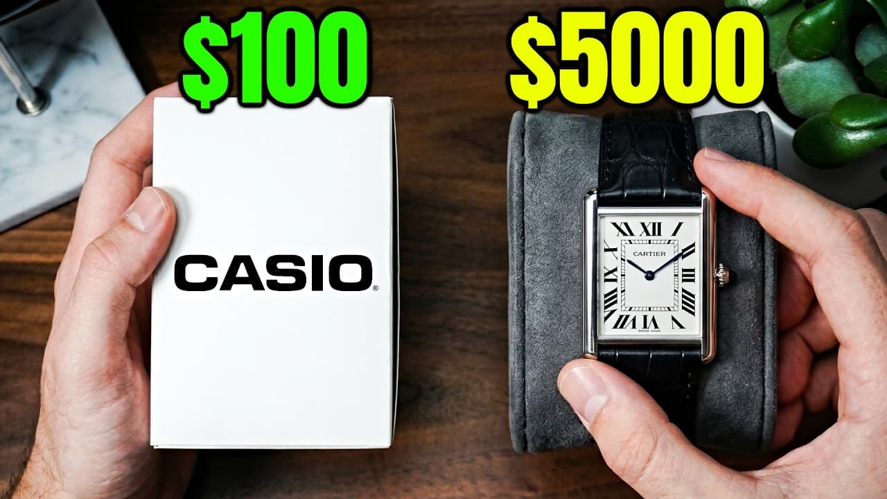 NEW CASIO - $100 Cartier Tank Alternative