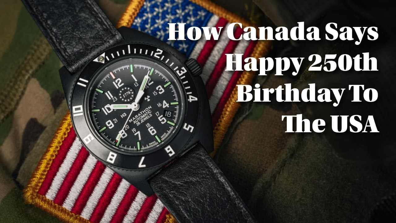 "Happy Birthday Allies:" Marathon Navigator Automatic Anthracite U.S. 250 Watch Review
