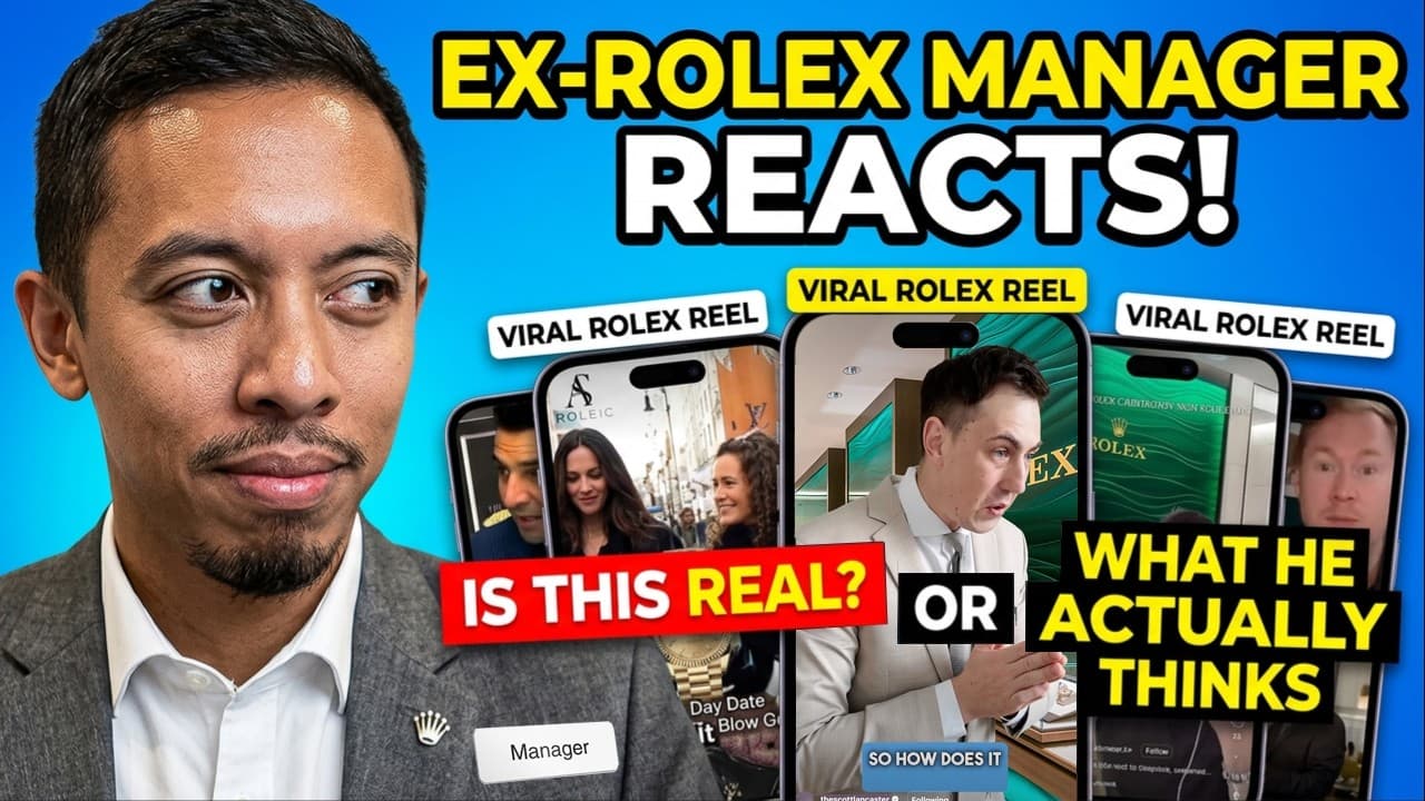 A Former Rolex AD Manager Watched These Viral Rolex Reels. Here's What He Actually Thinks.