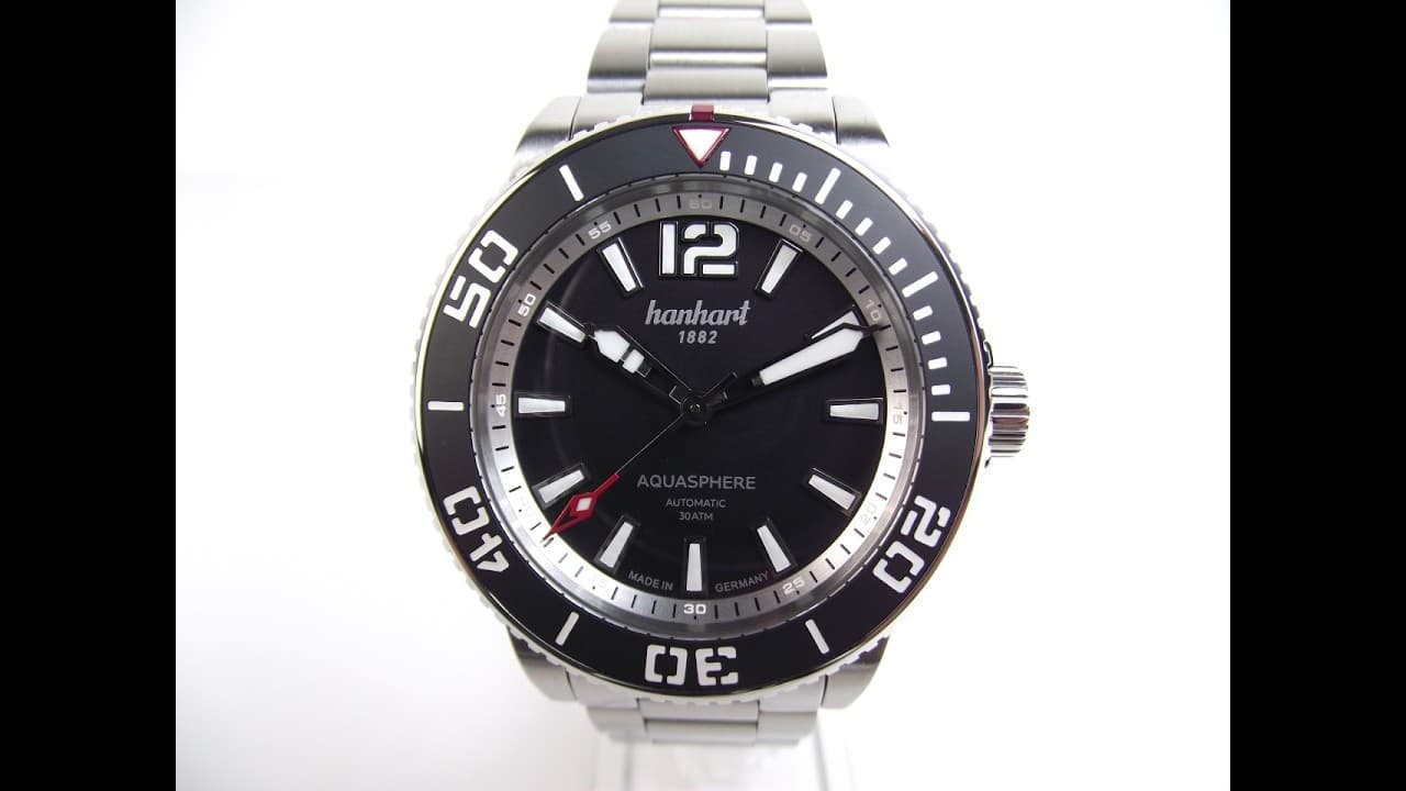 Hanhart Aquasphere Matte Black 4K Watch Review
