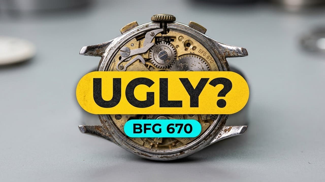 SHOCKINGLY UGLY BAUMGARTNER but very clever Calograph watch Restoration
