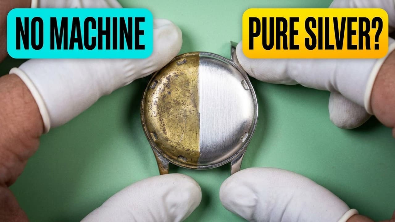 The "Illegal" Way to Silver a Watch Case (No Machines)