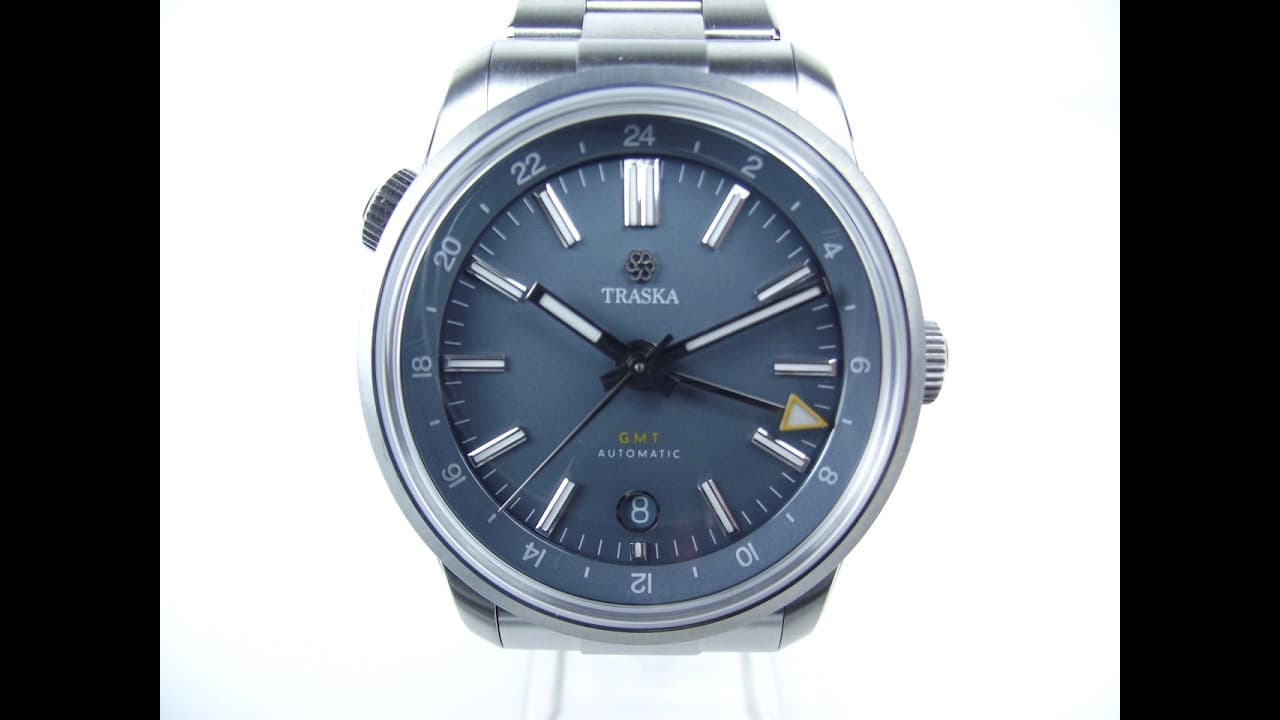 Traska Venturer GMT Steel Blue 4K Watch Review